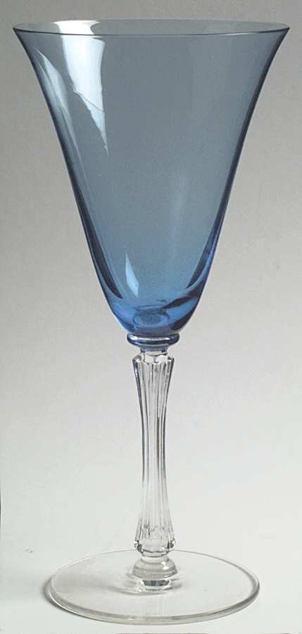 Empress Light Blue Water Goblet by Morgantown-1
