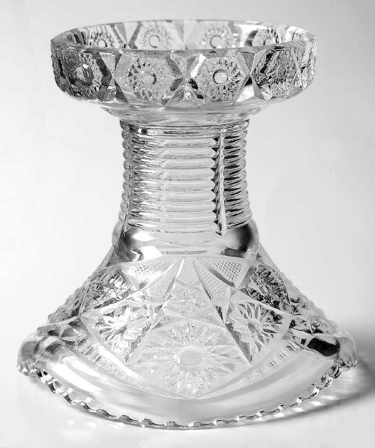 The Concord Clear Punch Bowl Stand by McKee-1