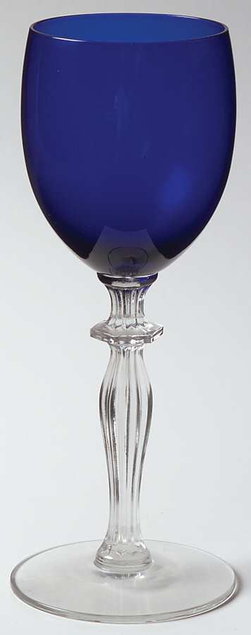 Churchill Cobalt Blue Wine Glass by Morgantown-1