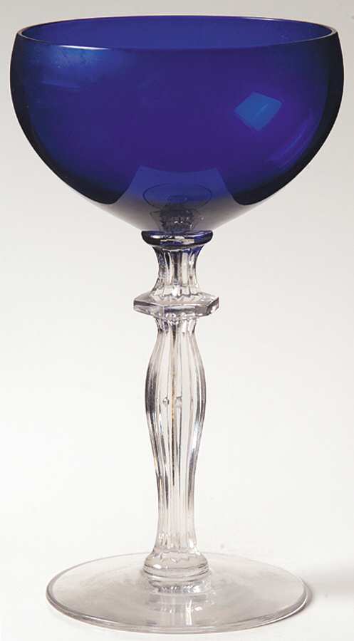 Churchill Cobalt Blue Champagne/Tall Sherbet by Morgantown-1