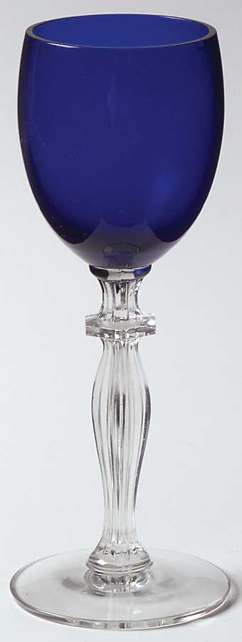 Churchill Cobalt Blue Cordial Glass by Morgantown-1