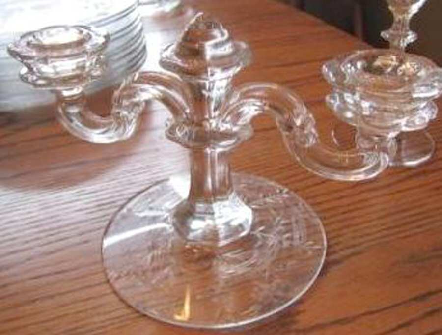 7690-7 Double Light Candlestick by Morgantown-1