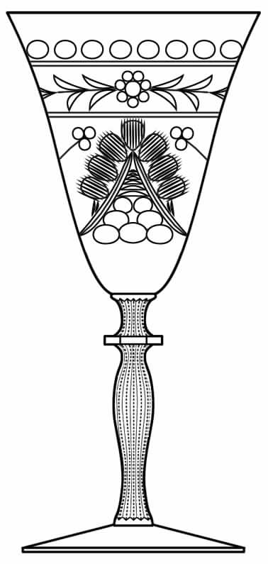 7690-8  Water Goblet by Morgantown-1