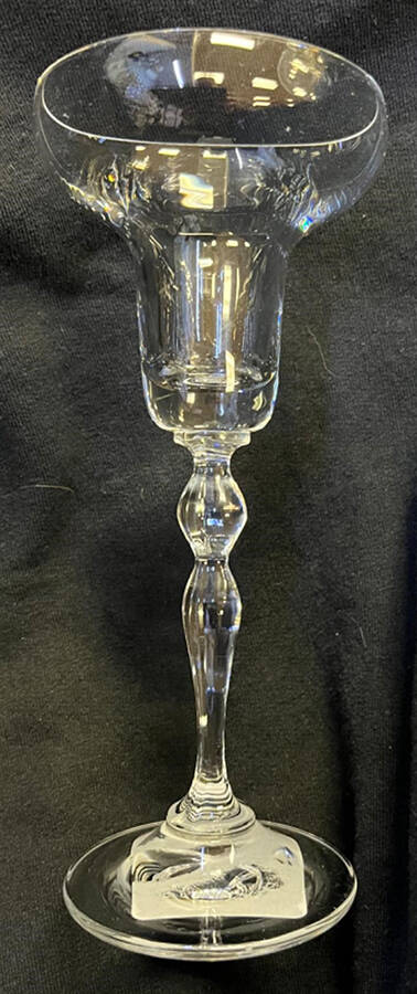 MIC8 Clear 7" Single Light Candlestick by Mikasa-1