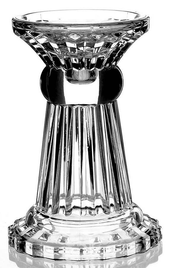 Diamond Fire 6" Pillar Candleholder by Mikasa-1