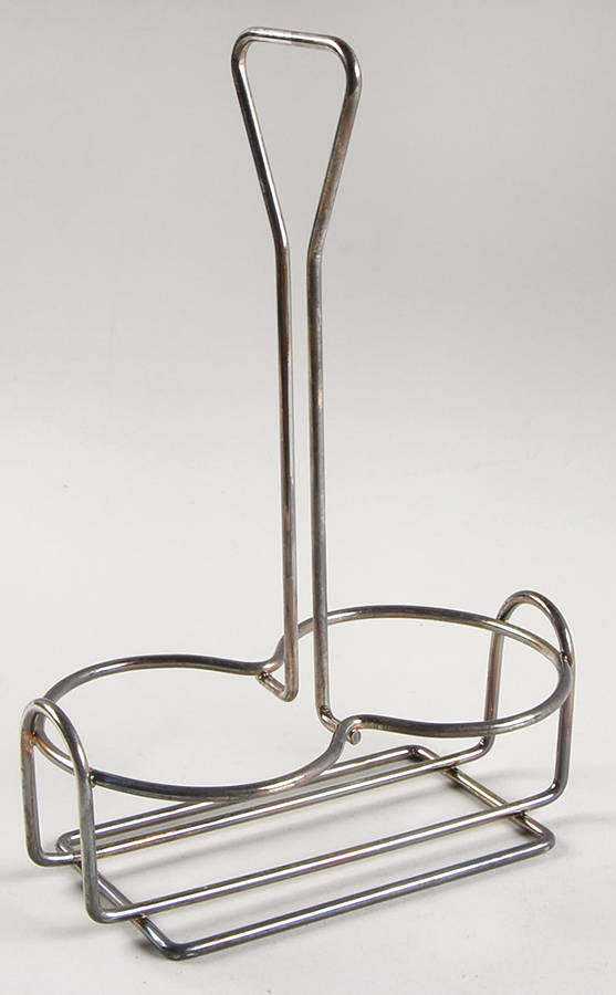 Diamond Fire Silverplate Stand for Cruet Set by Mikasa-1