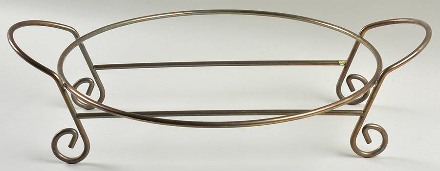 Diamond Fire Gold Metal Stand for 13" Round Platter by Mikasa-1