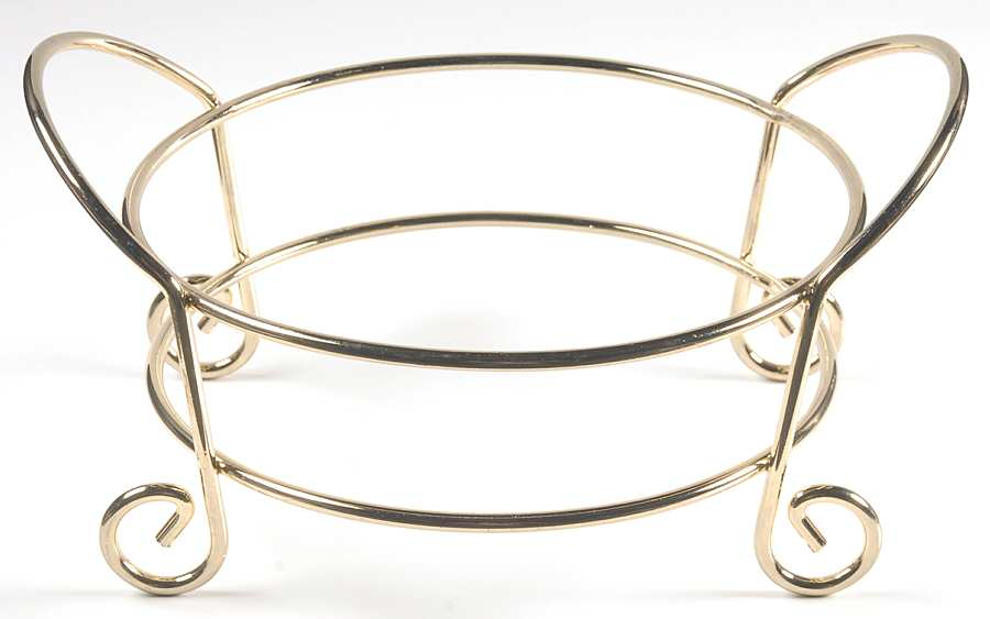 Diamond Fire Gold Metal Stand for Hostess Bowl by Mikasa-1