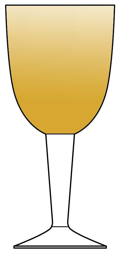 Madeira Amber Water Goblet by Mikasa-1