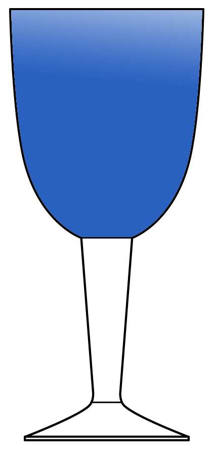 Madeira Sapphire Water Goblet by Mikasa-1