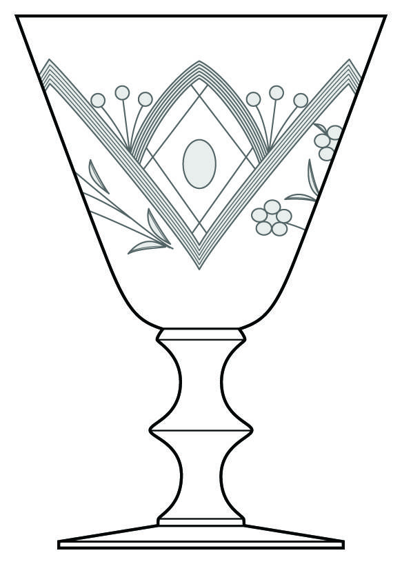 7685 1-2-3 Water Goblet by Morgantown-1