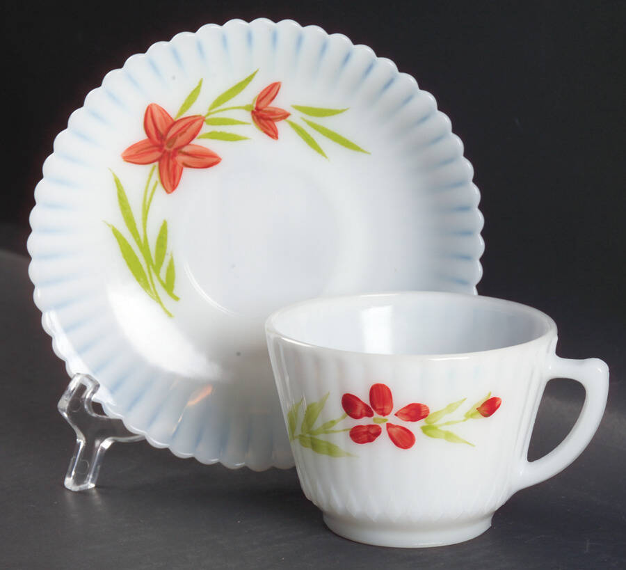 Petalware Florette Cup & Saucer Set by MacBeth-Evans-1