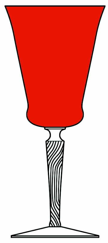 Legacy Ruby Water Goblet by Morgantown-1