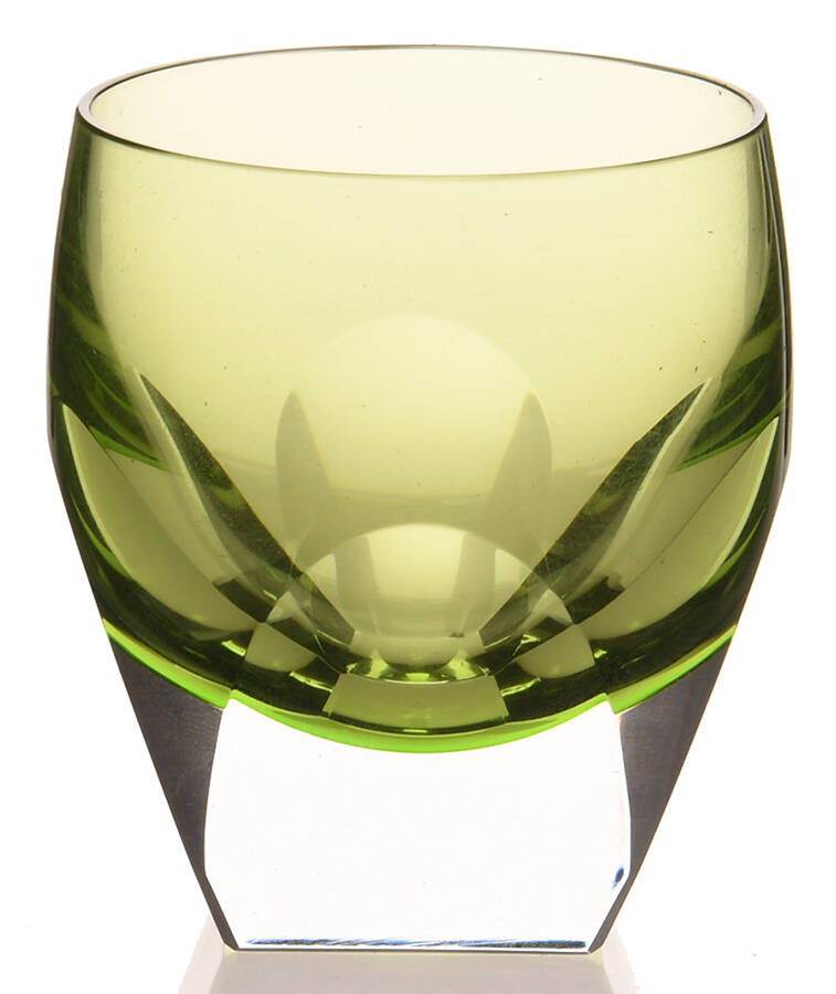 Bar Green Shot Glass by Moser-1