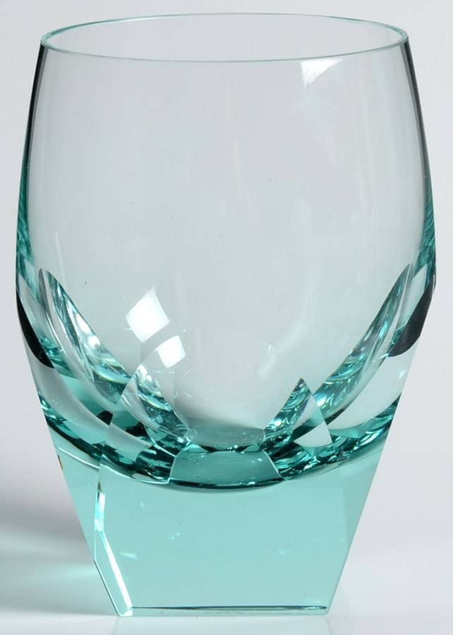 Bar Flat Turquoise Tumbler by Moser-1