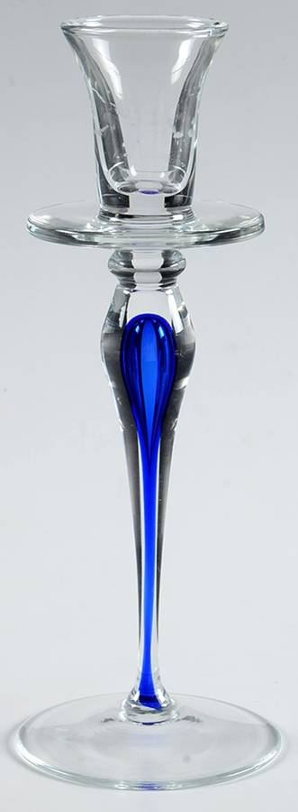 Julliard Cobalt 8" Single Light Candlestick by Mikasa-1