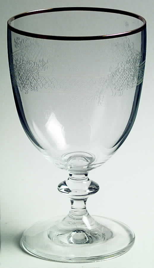 Victoriana Gold Water Goblet by Mikasa-1