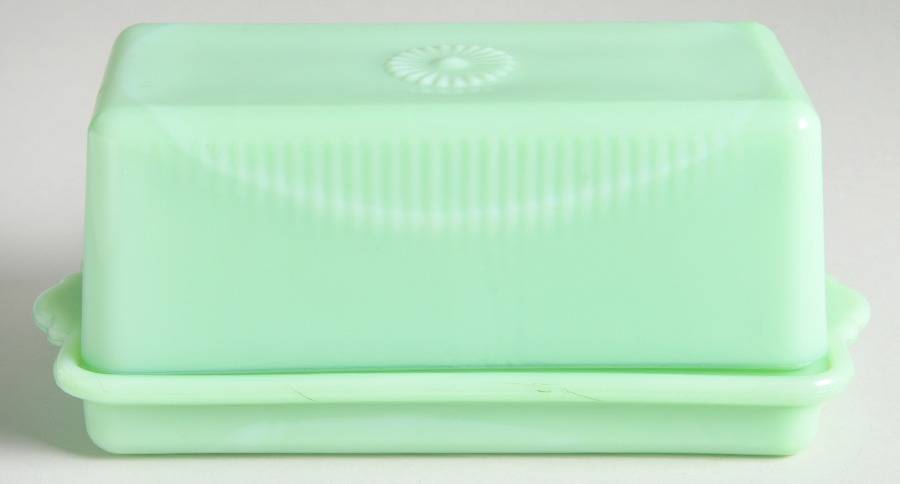 Jadite 1 Lb Covered Butter by McKee-1