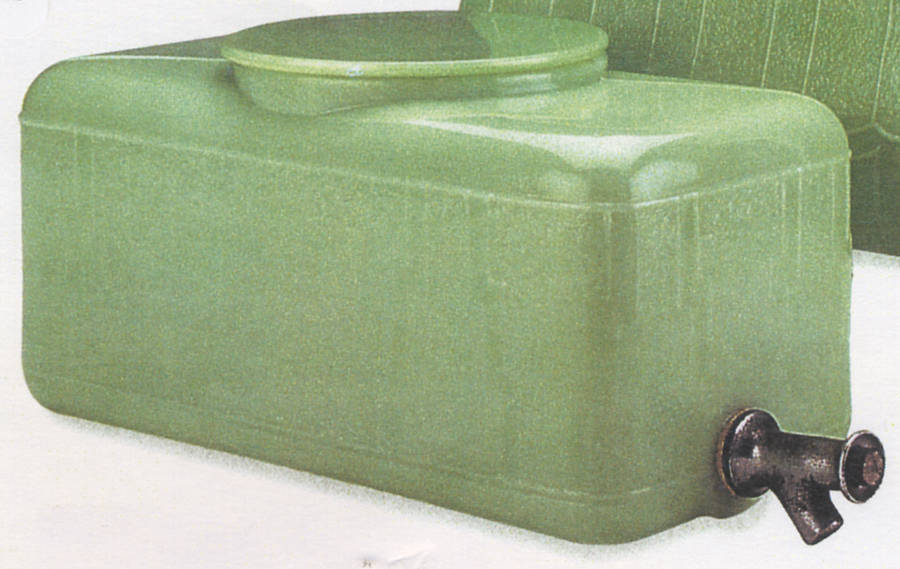 Jadite Medium Water Server & Lid by McKee-1