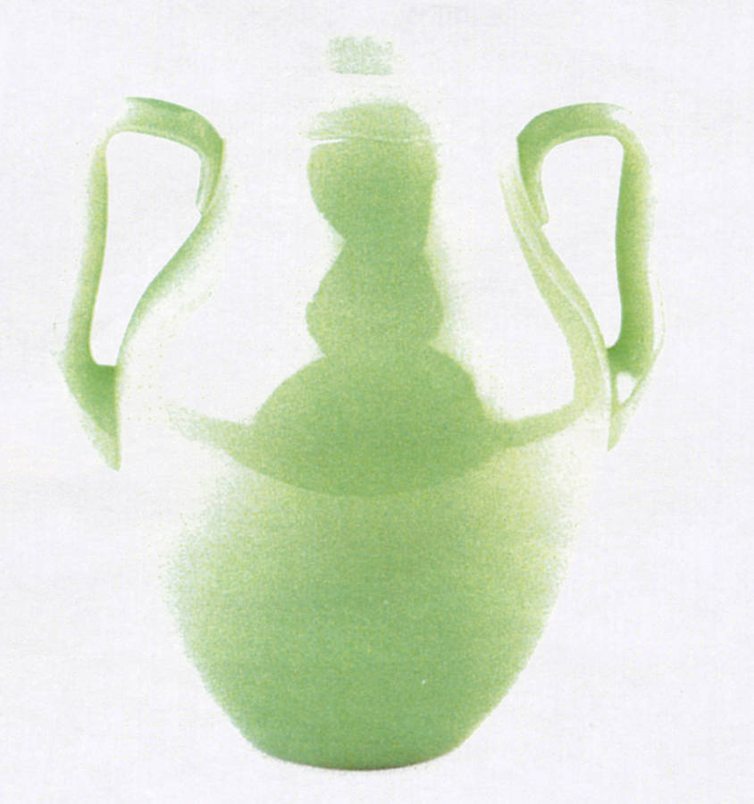 Jadite 12" Handled Vase by McKee-1