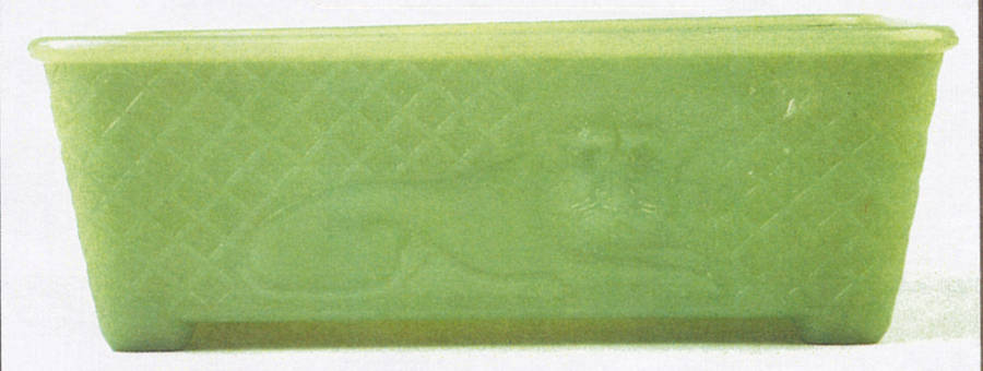 Jadite Window Planter by McKee-1