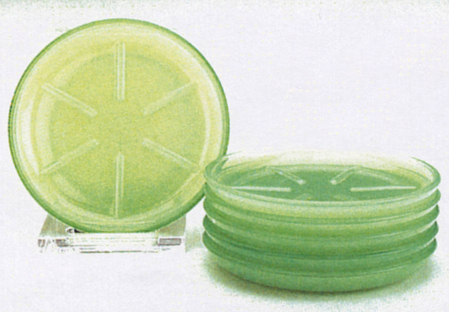 Jadite Coaster by McKee-1