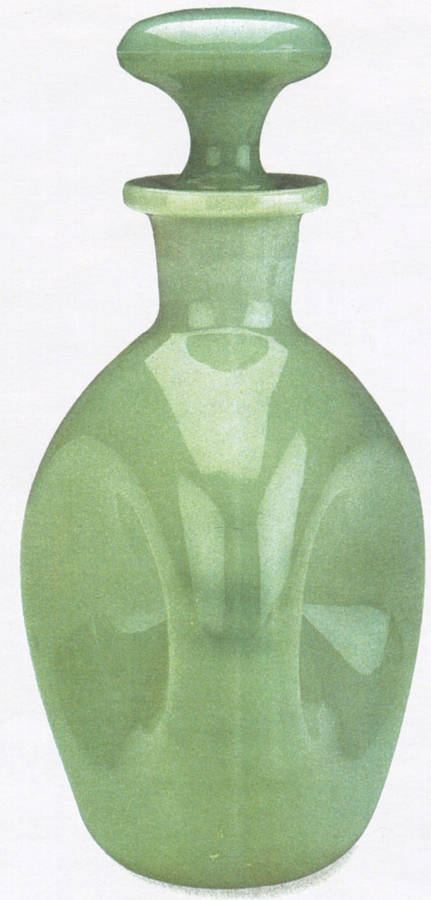 Jadite Decanter & Stopper by McKee-1