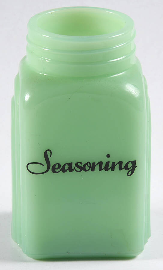 Jadite Shaker-Spice-No Metal Lid by McKee-1