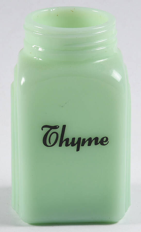 Jadite Shaker-Spice-No Metal Lid by McKee-1