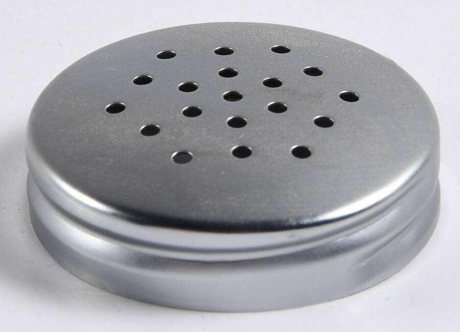Jadite Shaker-Spice-Metal Lid by McKee-1