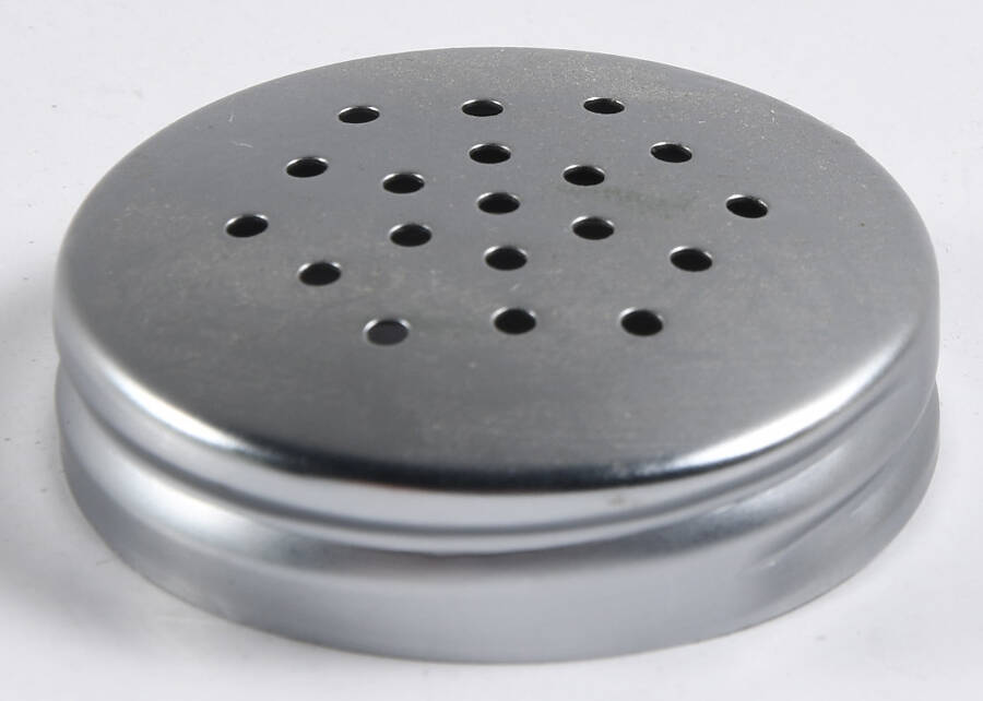 Jadite Shaker-Spice-Metal Lid by McKee-1