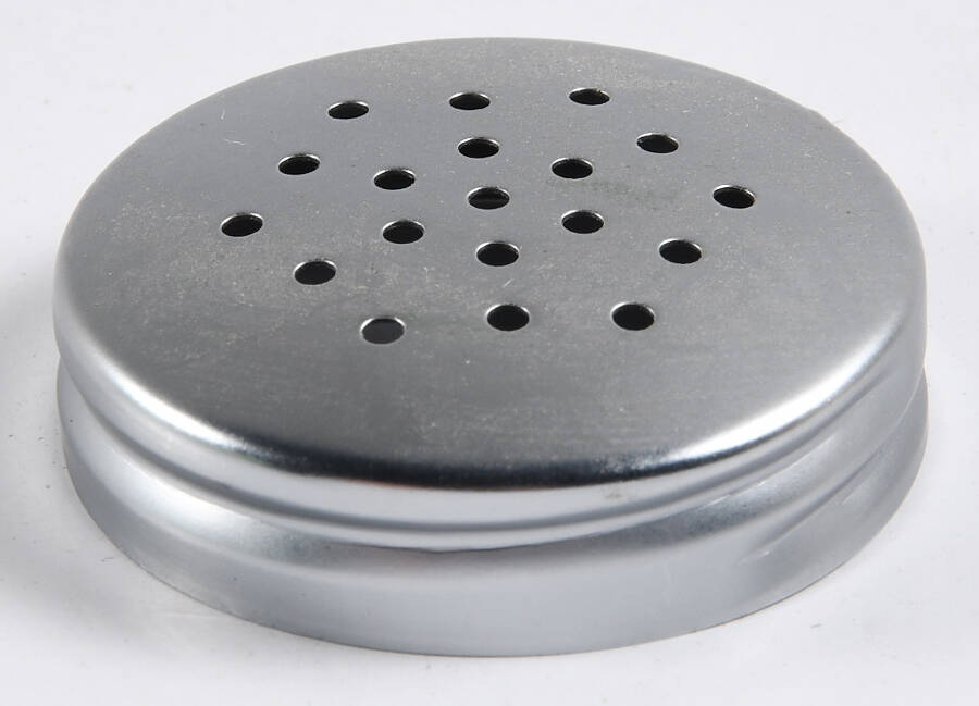 Jadite Shaker-Spice-Metal Lid by McKee-1