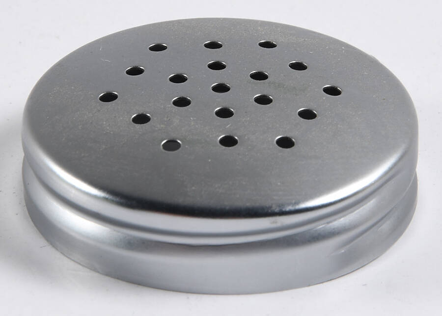 Jadite Shaker-Spice-Metal Lid by McKee-1