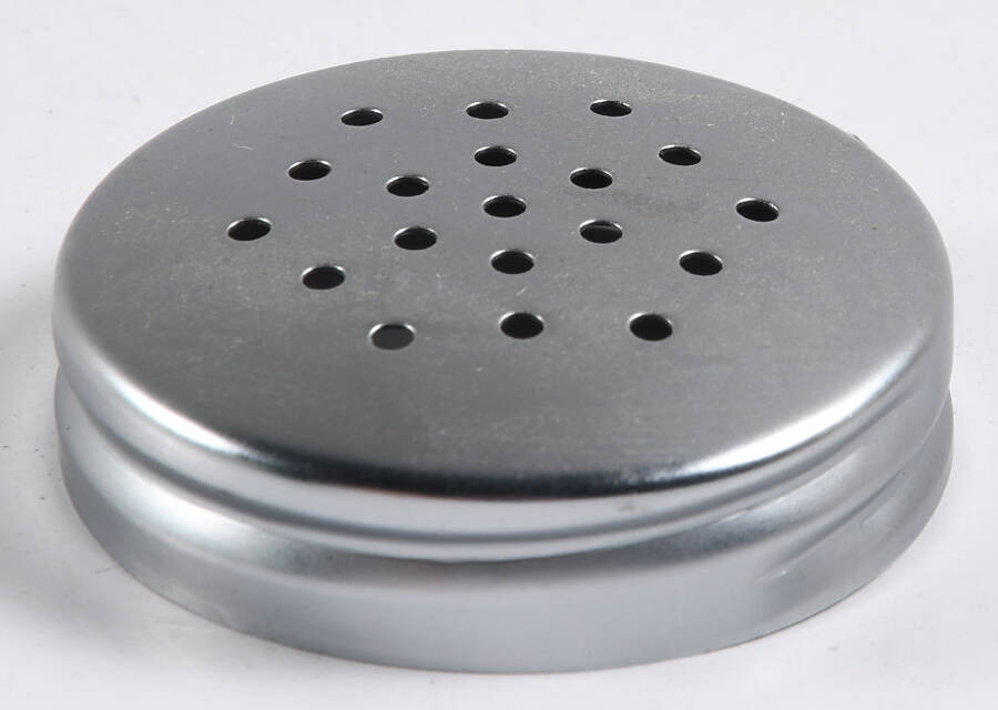 Jadite Shaker-Spice-Metal Lid by McKee-1