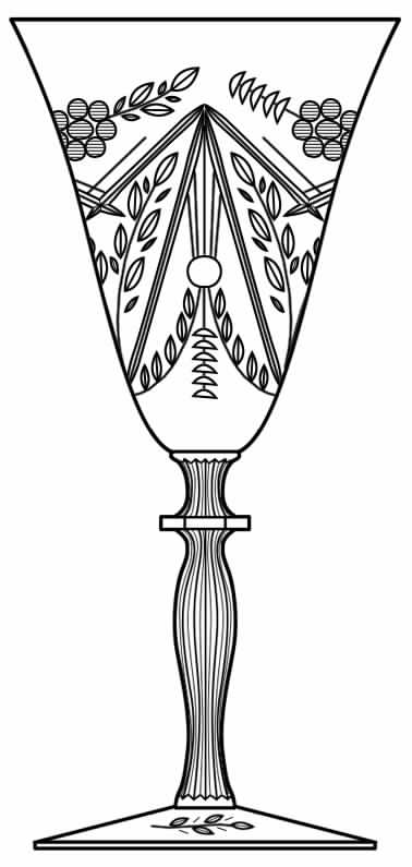 7690-9 Water Goblet by Morgantown-1