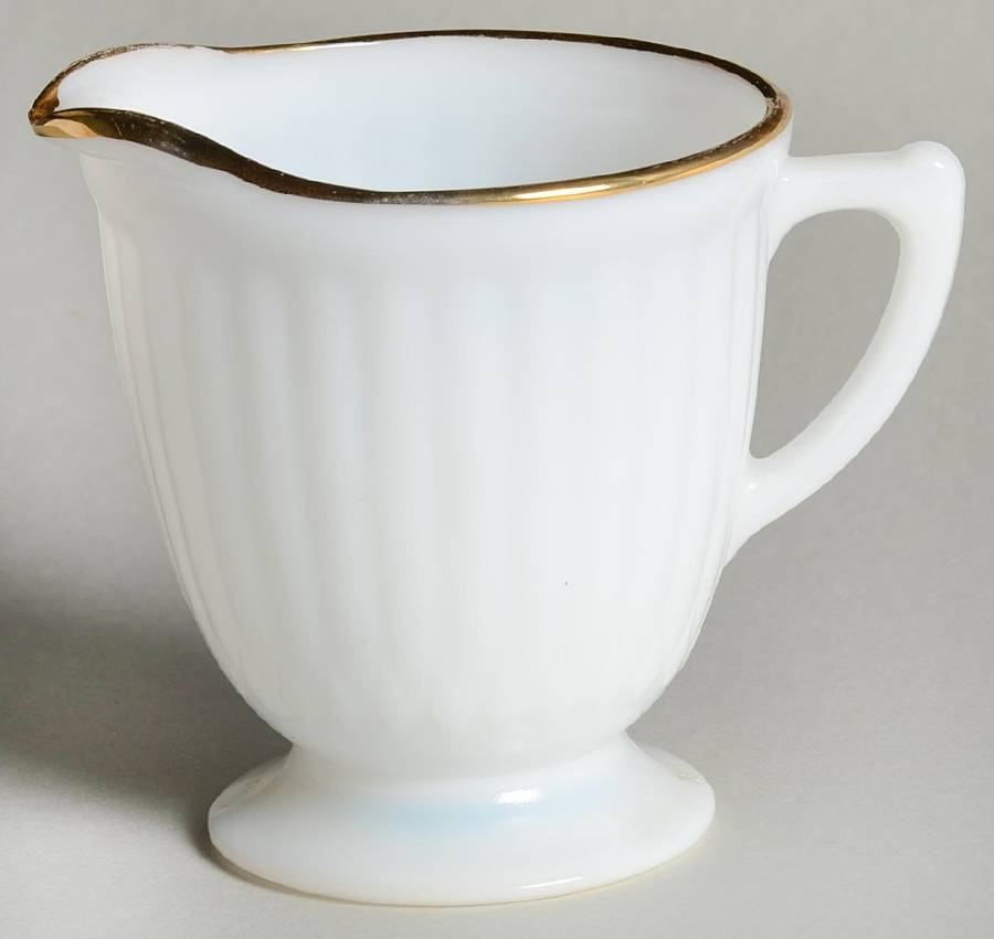 Petalware Monax (Gold Trim) Creamer by MacBeth-Evans-1