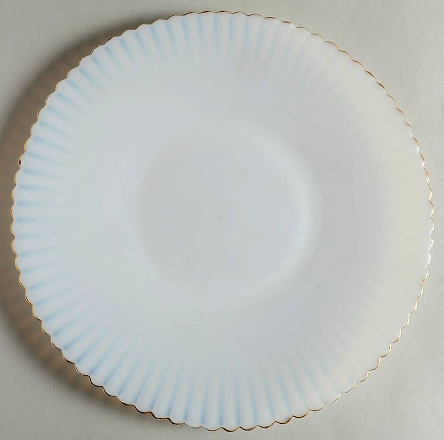 Petalware Monax (Gold Trim) Cake Plate by MacBeth-Evans-1
