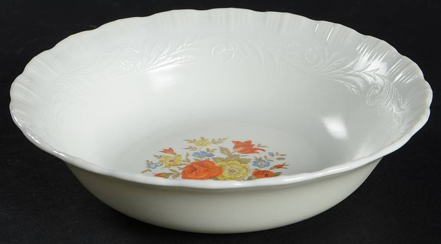 Chinex Classic Bouquet Cereal Bowl by MacBeth-Evans-1