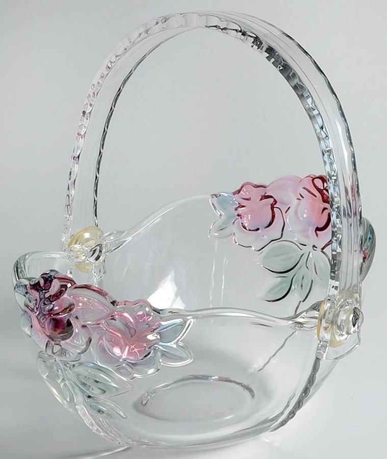 Dusty Rose 8" Basket by Mikasa-1