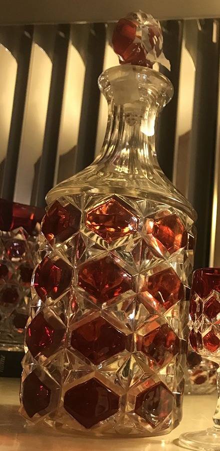 Model's Gem Ruby Flash Decanter & Stopper by Model Flint-1