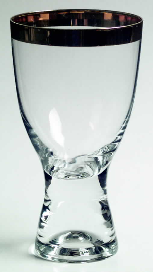 Oslo Gold Water Goblet by Mikasa-1
