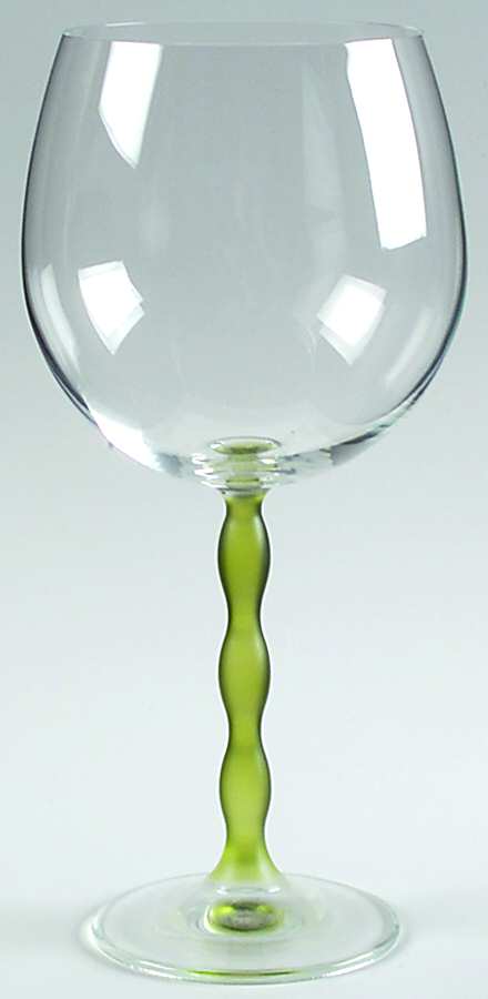Sofia Green Balloon Goblet by Mikasa-1