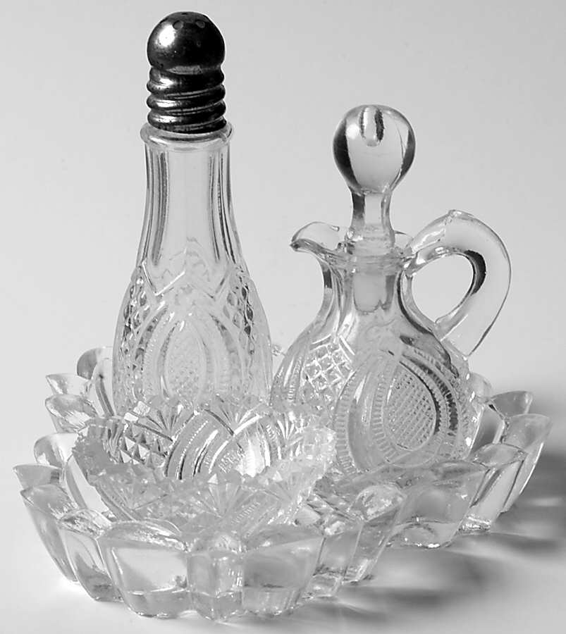 Hickman Clear (4 Piece) Condiment Set by McKee-1