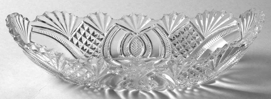 Hickman Clear Pickle Dish by McKee-1