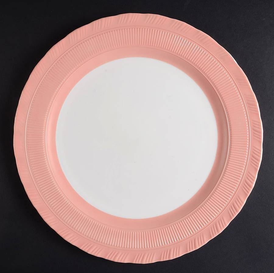 Oxford Pink Torte Plate by MacBeth-Evans-1