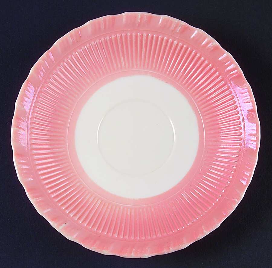 Oxford Pink Saucer Only by MacBeth-Evans-1
