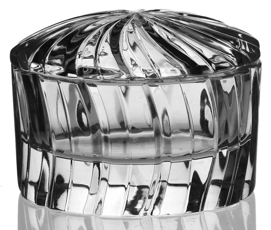Wind Drift Oval Box with Lid by Mikasa-1