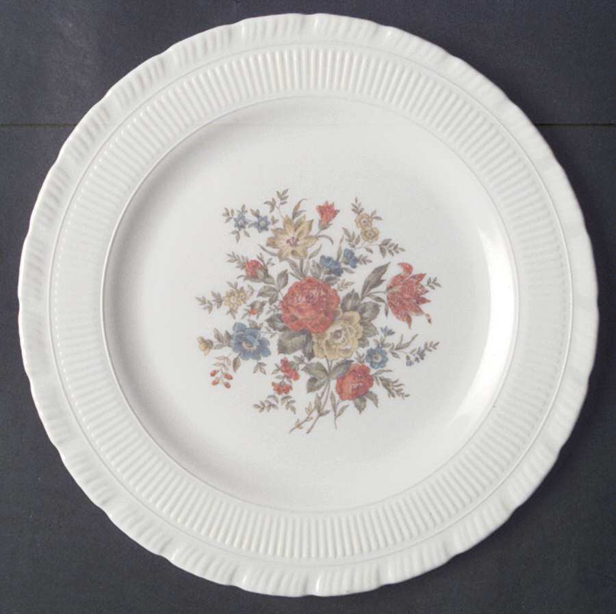 Cremax Oxford Bouquet Dinner Plate by MacBeth-Evans-1