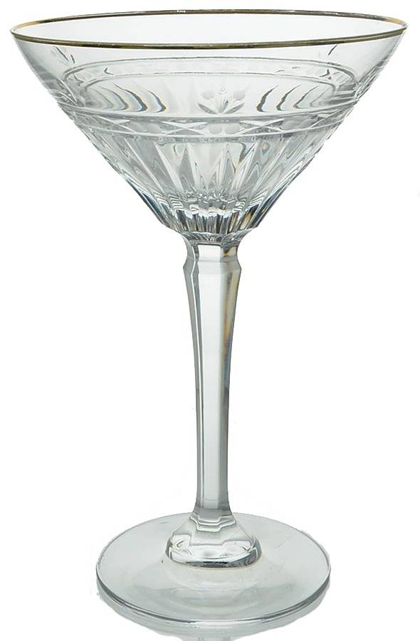 Croton Gold Martini Glass by Mikasa-1