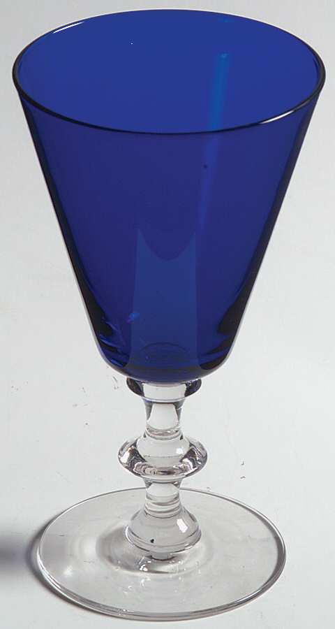 Ashcroft Cobalt Wine Glass by Morgantown-1